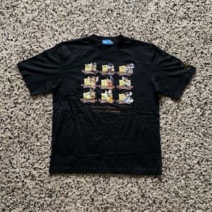 Disney Tokyo Tee Shirt 20th Anniversary Black Mickey Mouse 1983-2003 Size Large
